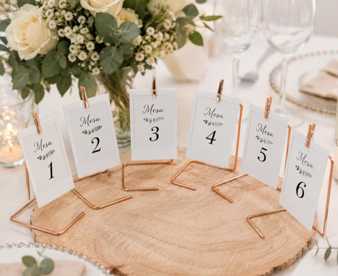 Wedding table cards and stationery